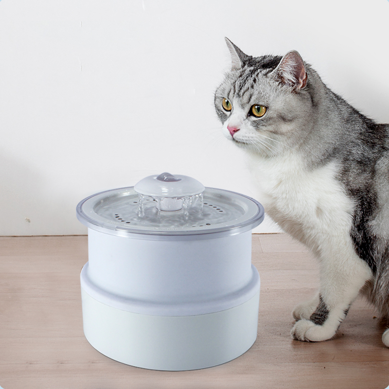 Food Grade Material BPA Free Cat Fountain Pet zusammenklappbarer Brunnen